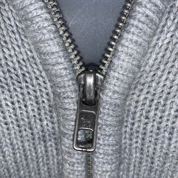 RARE M PINK LAMBSWOOL & RABBIT HAIR 86 VARSITY CARDIGAN ZIP UP SWEATER - Picture 7 of 17